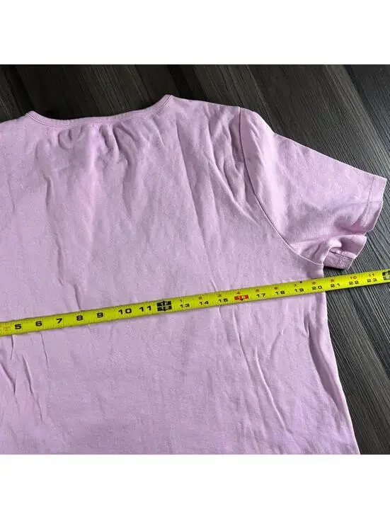 J Crew Purple Lavender Basic Tee Shirt Women's Plus Size 2X Short Sleeve - Picture 7 of 7